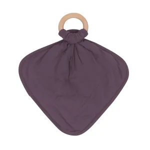 Lovey in Currant with Removable Teething Ring