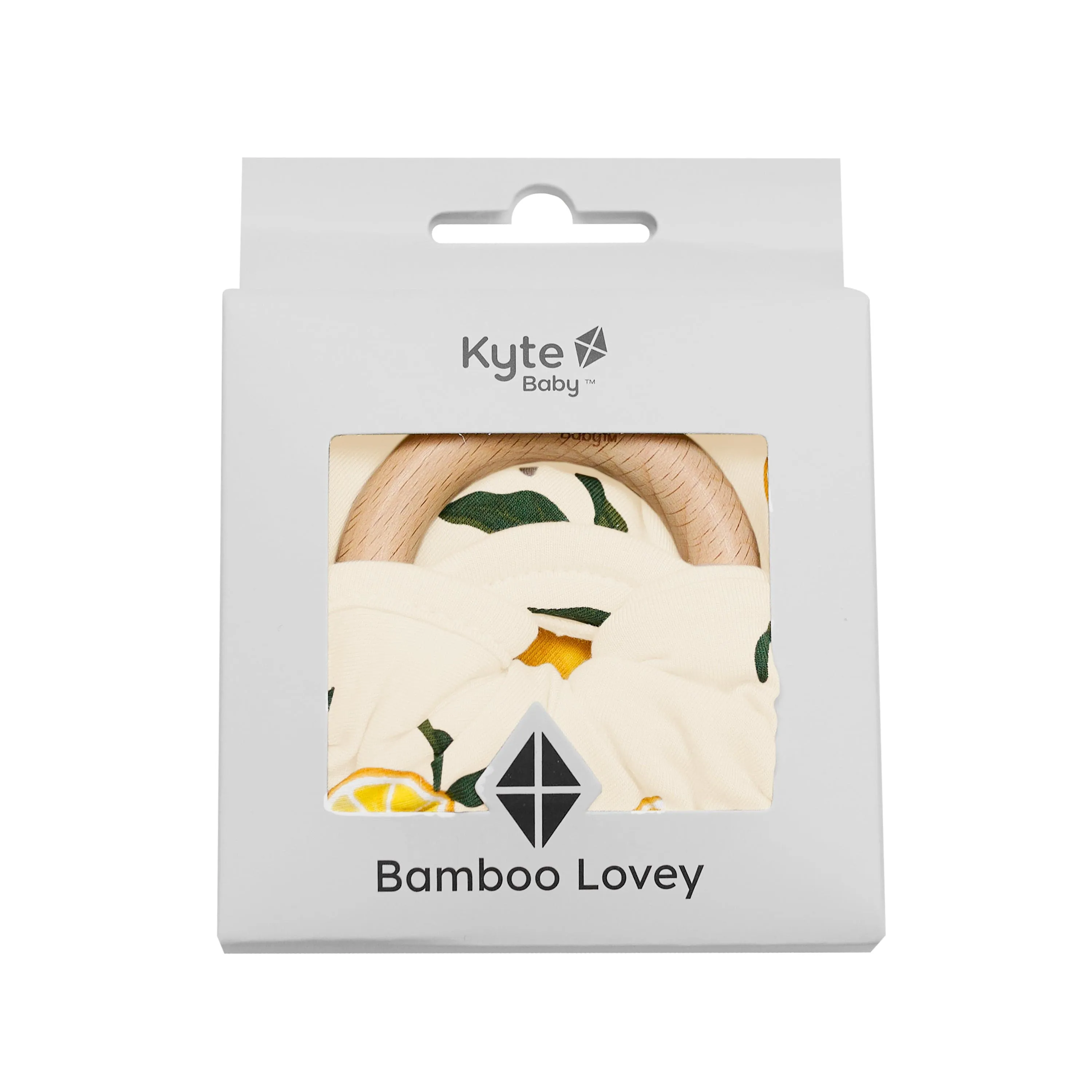Lovey in Lemon with Removable Teething Ring