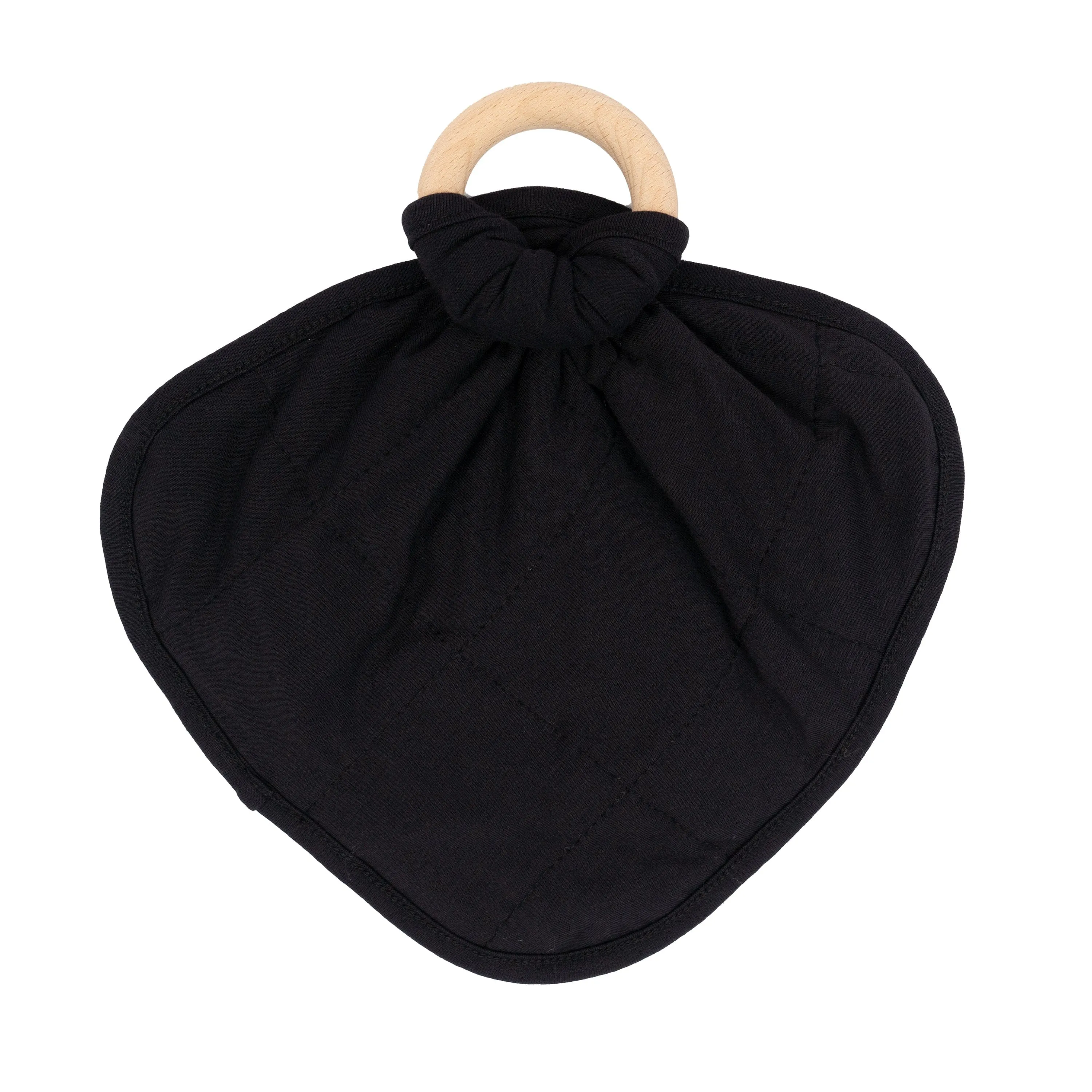Lovey in Midnight with Removable Wooden Teething Ring