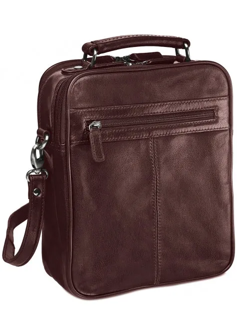 Mancini Arizona Double Compartment Unisex Bag