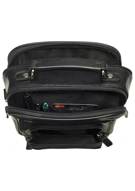 Mancini Arizona Double Compartment Unisex Bag