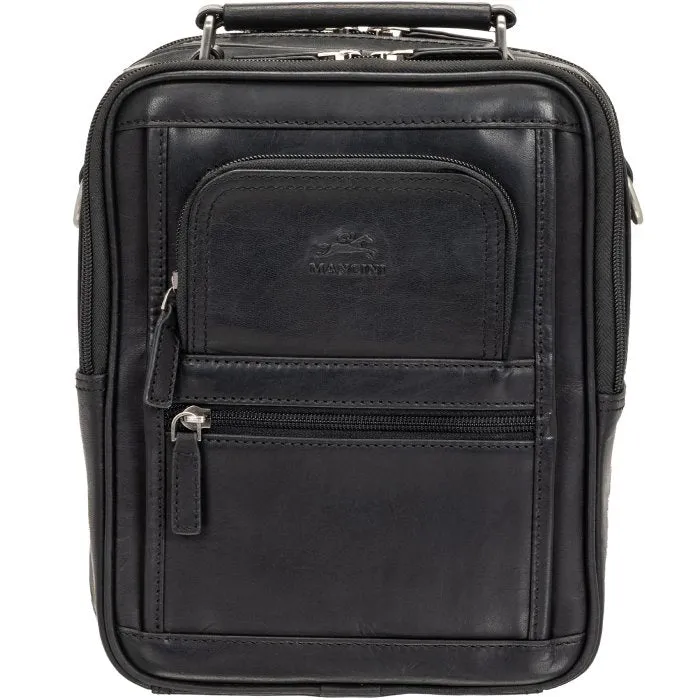 Mancini Buffalo Large Unisex Bag with Zippered Rear Organizer