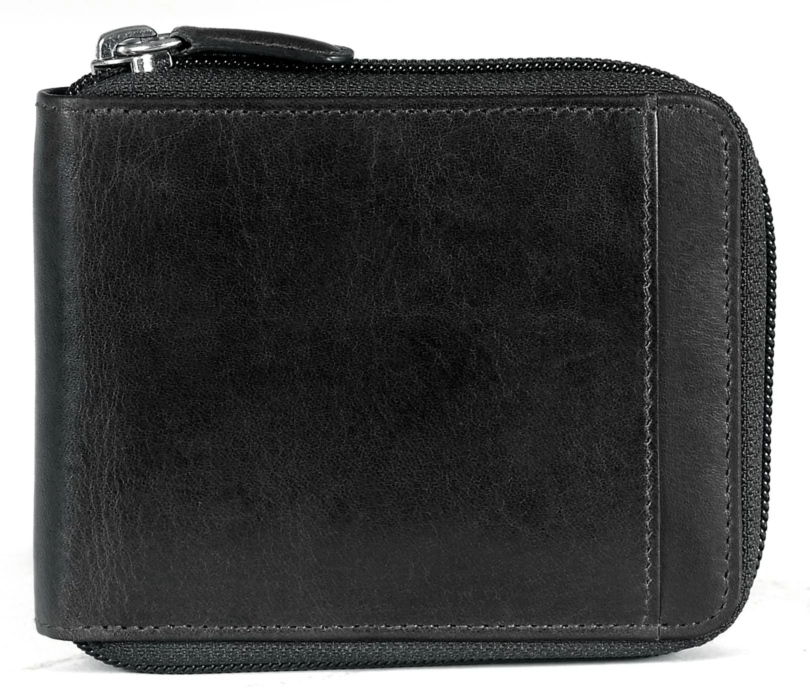 Mancini Casablanca Men's Zippered Wallet with Removable Passcase