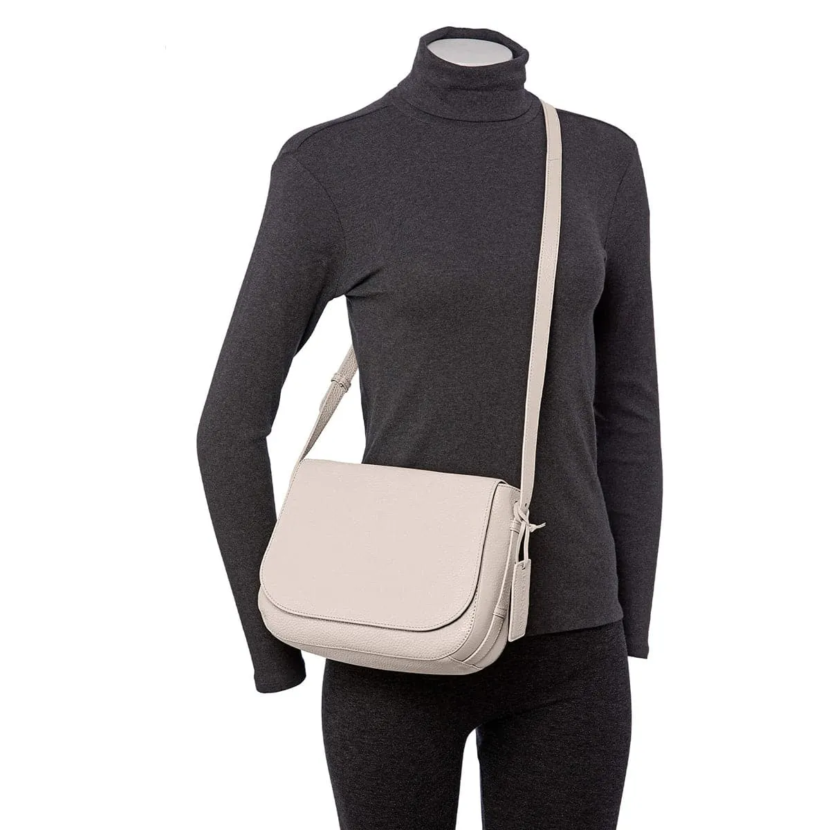 Mancini Pebbled Amy Crossbody bag