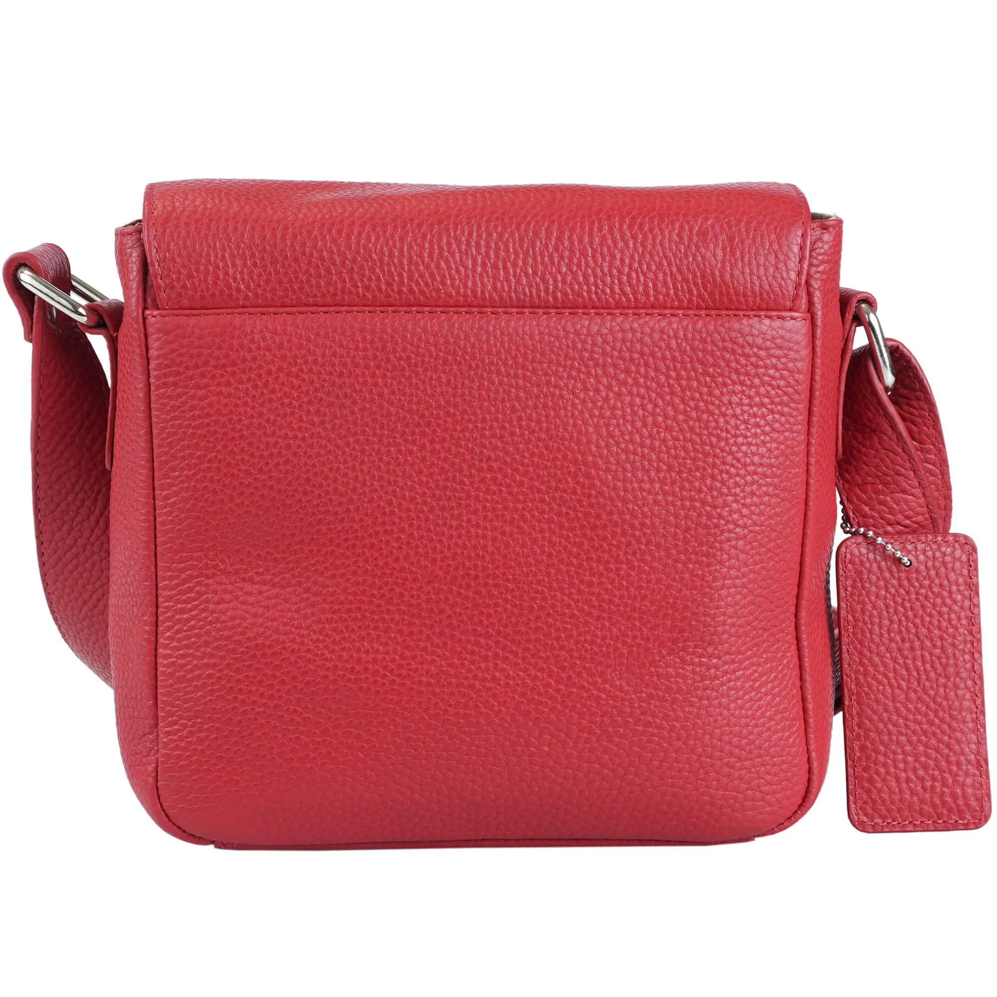 Mancini Pebbled Page Crossbody Bag