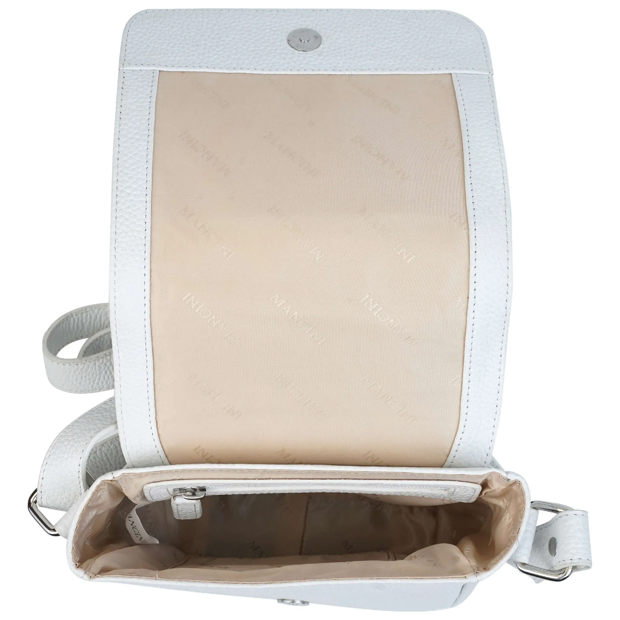 Mancini Pebbled Page Crossbody Bag