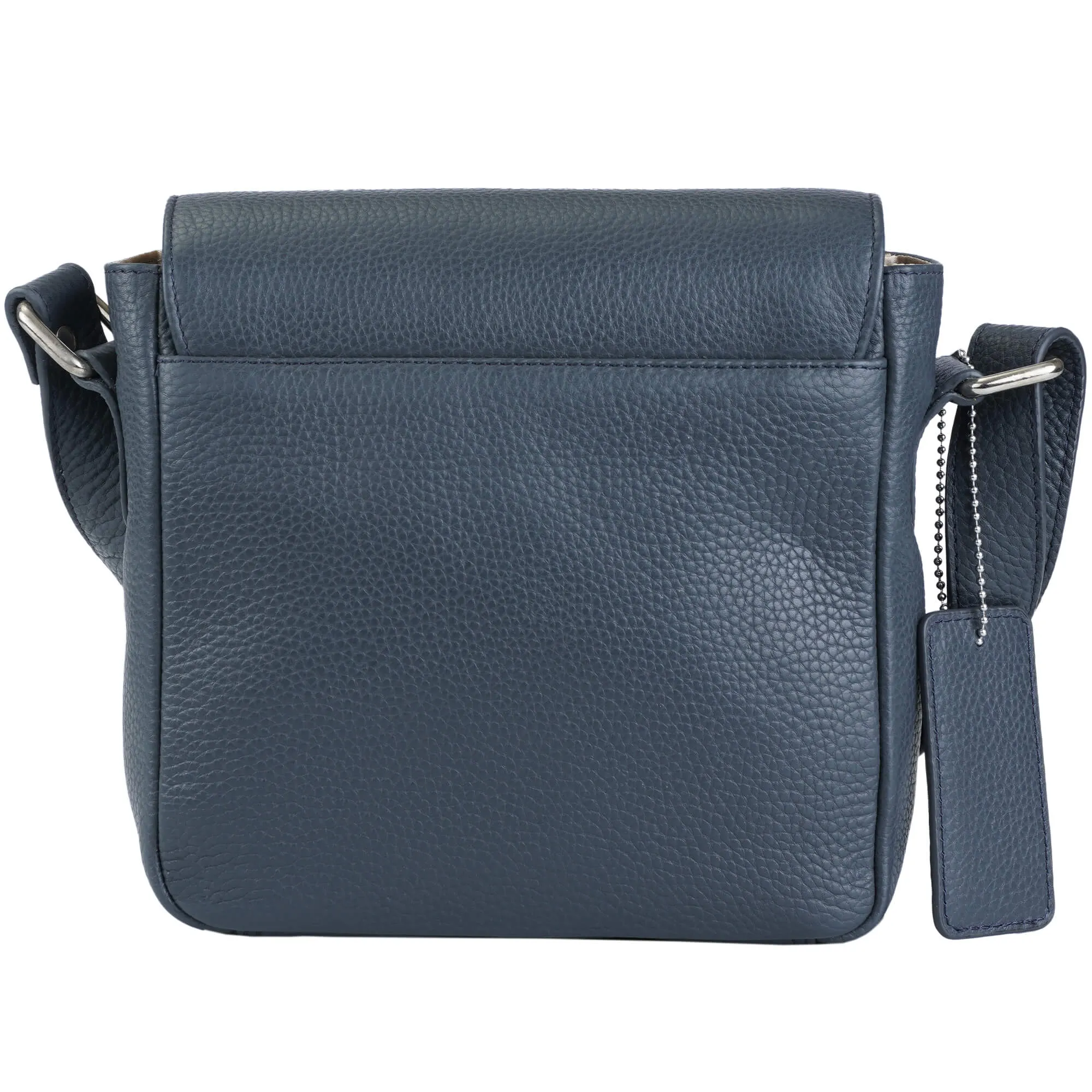Mancini Pebbled Page Crossbody Bag