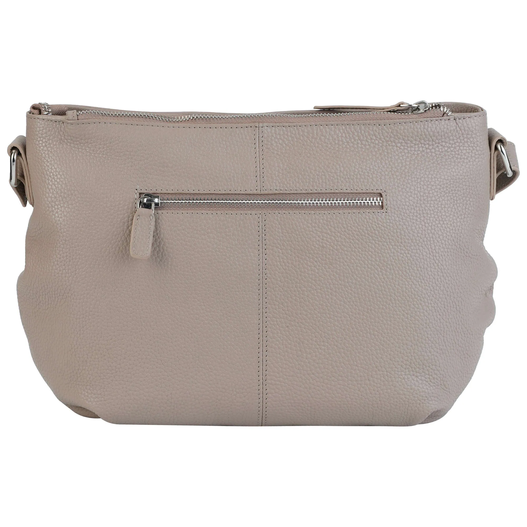Mancini Pebbled Scarlet Crossbody Hobo bag