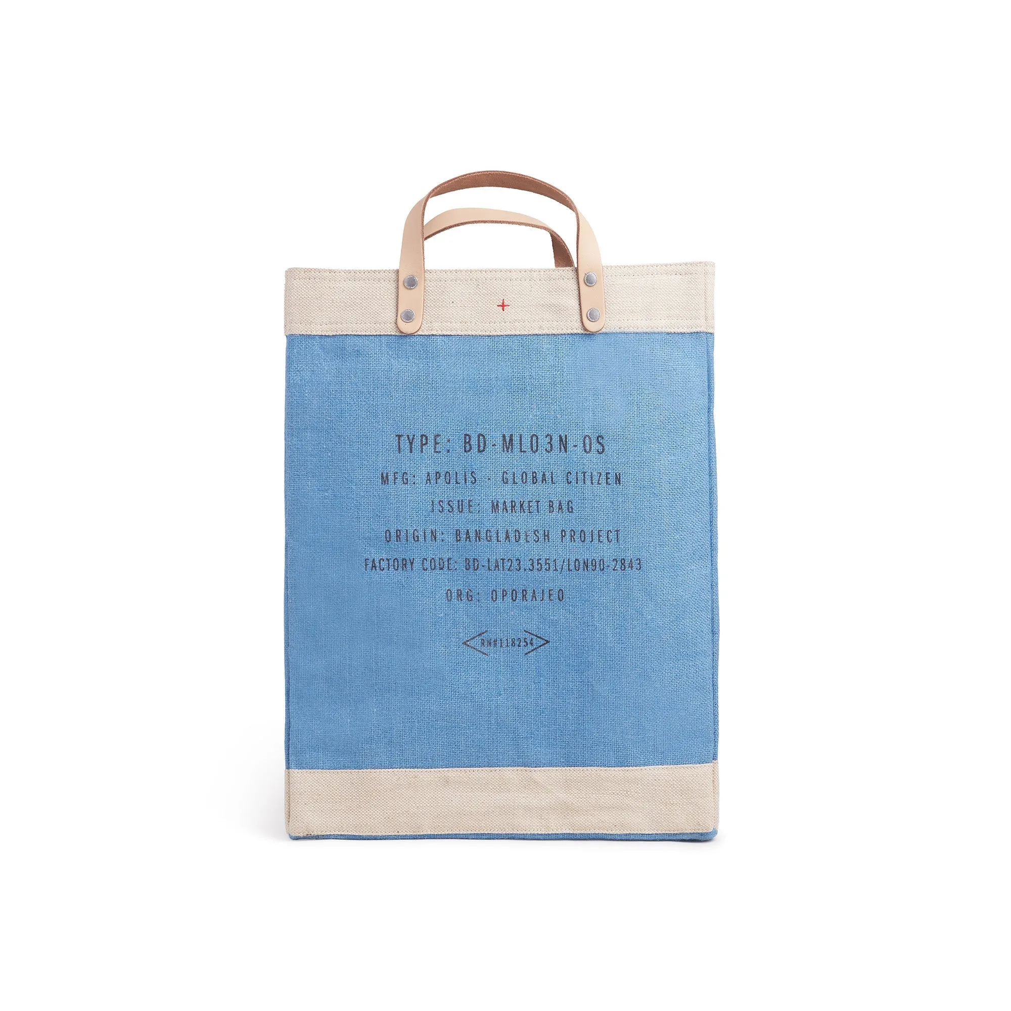 Market Bag in Parisian Blue