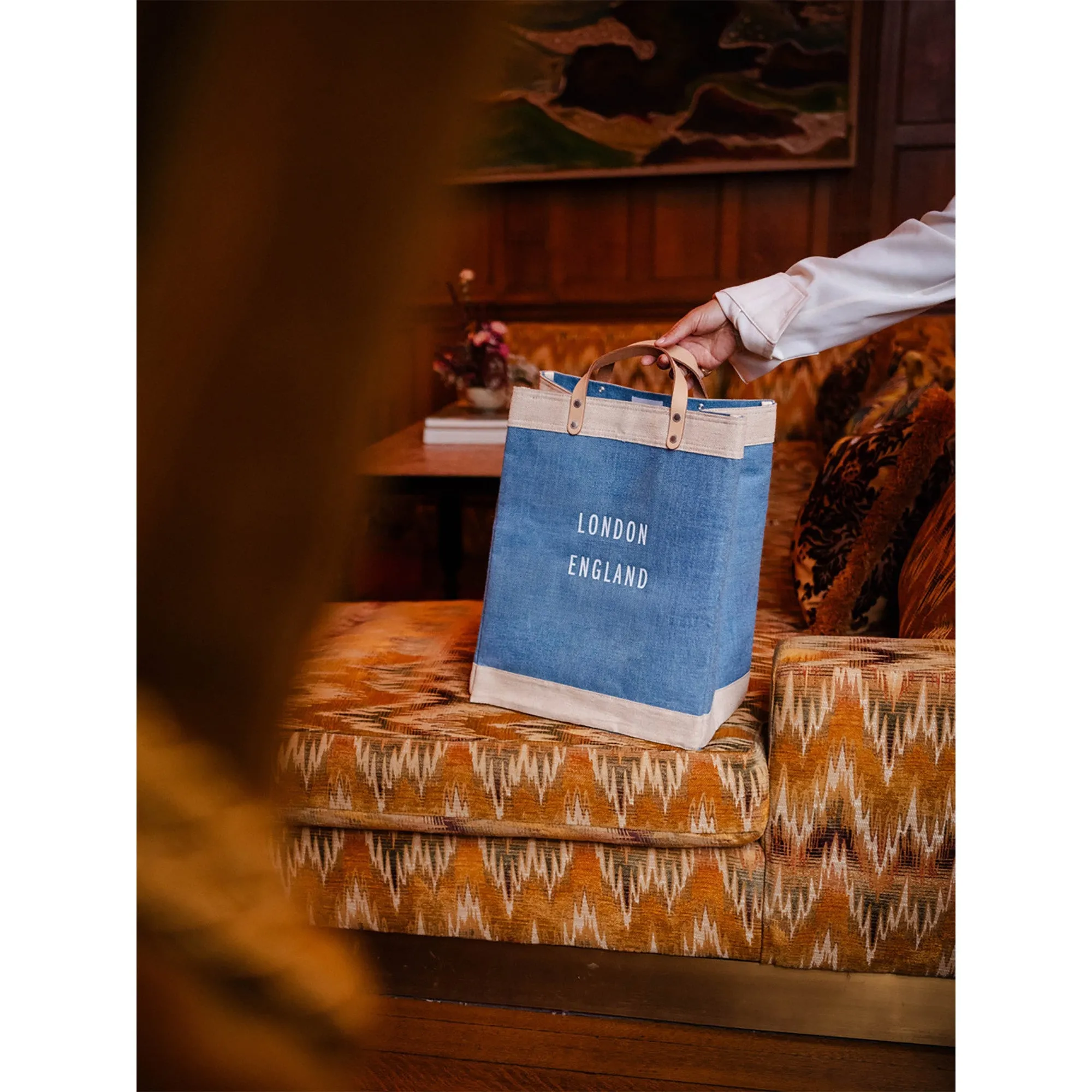 Market Bag in Parisian Blue