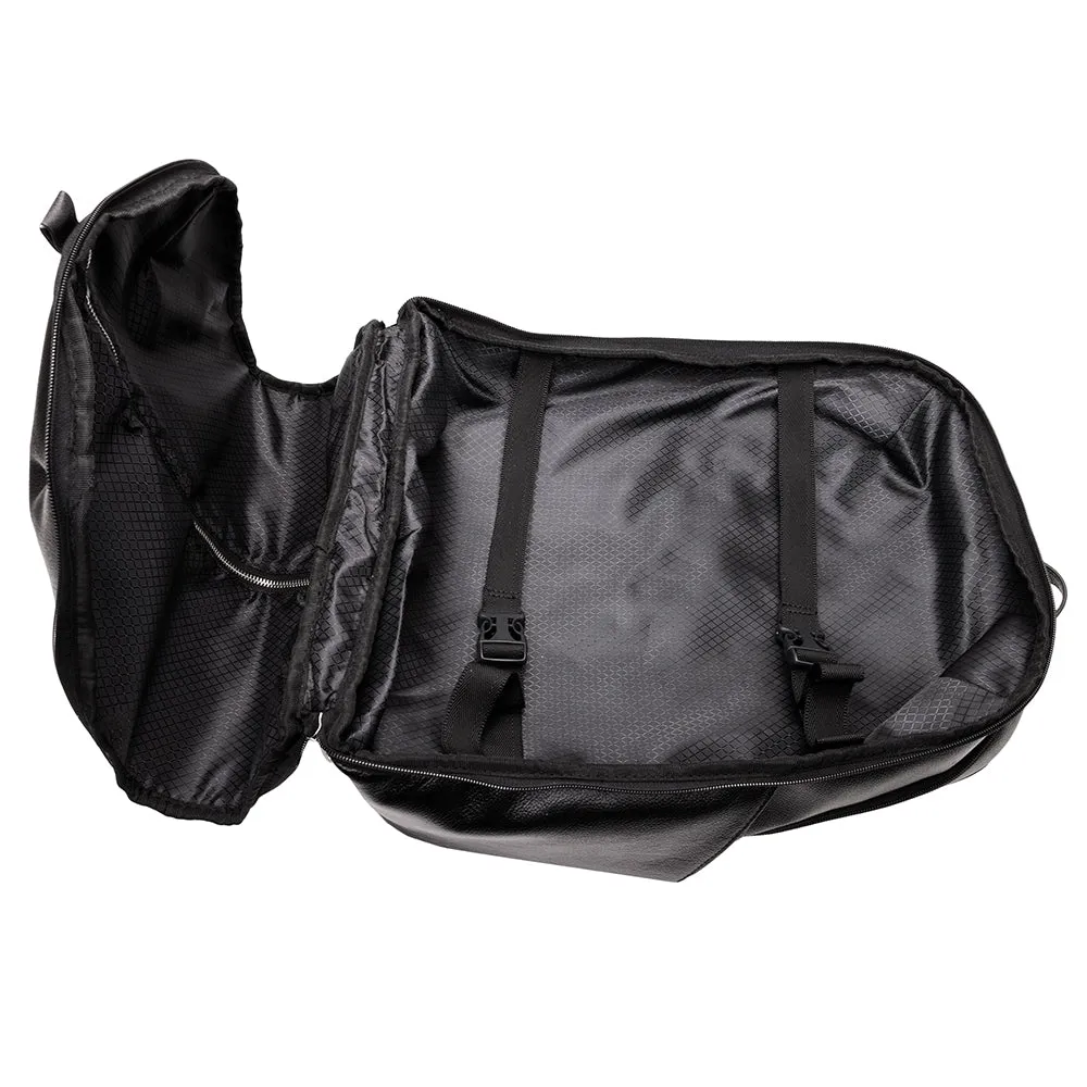 McKlein 17" Leather Triple Compartment Carry-All Laptop Weekend Backpack