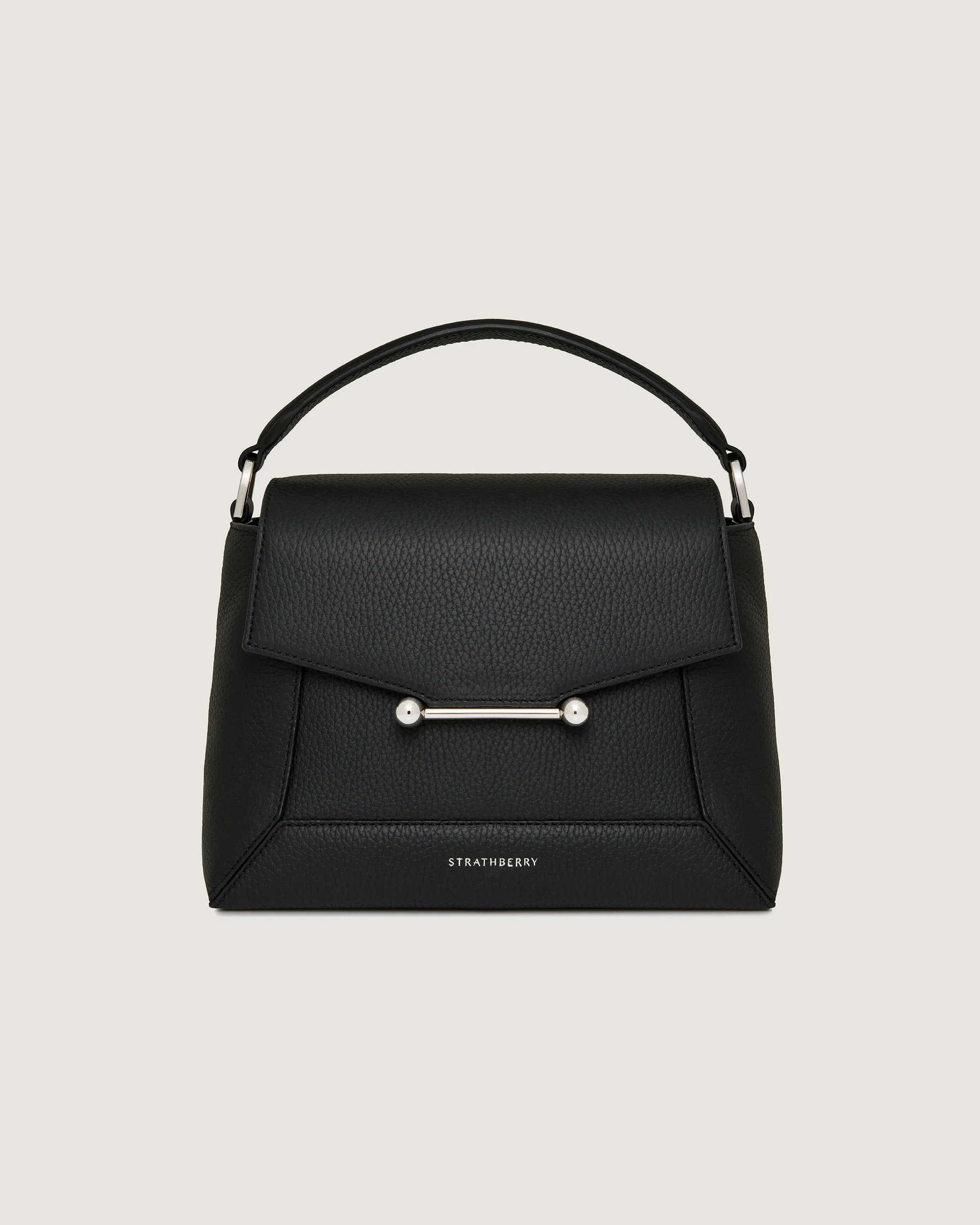Mosaic Bag - Black with Silver Hardware