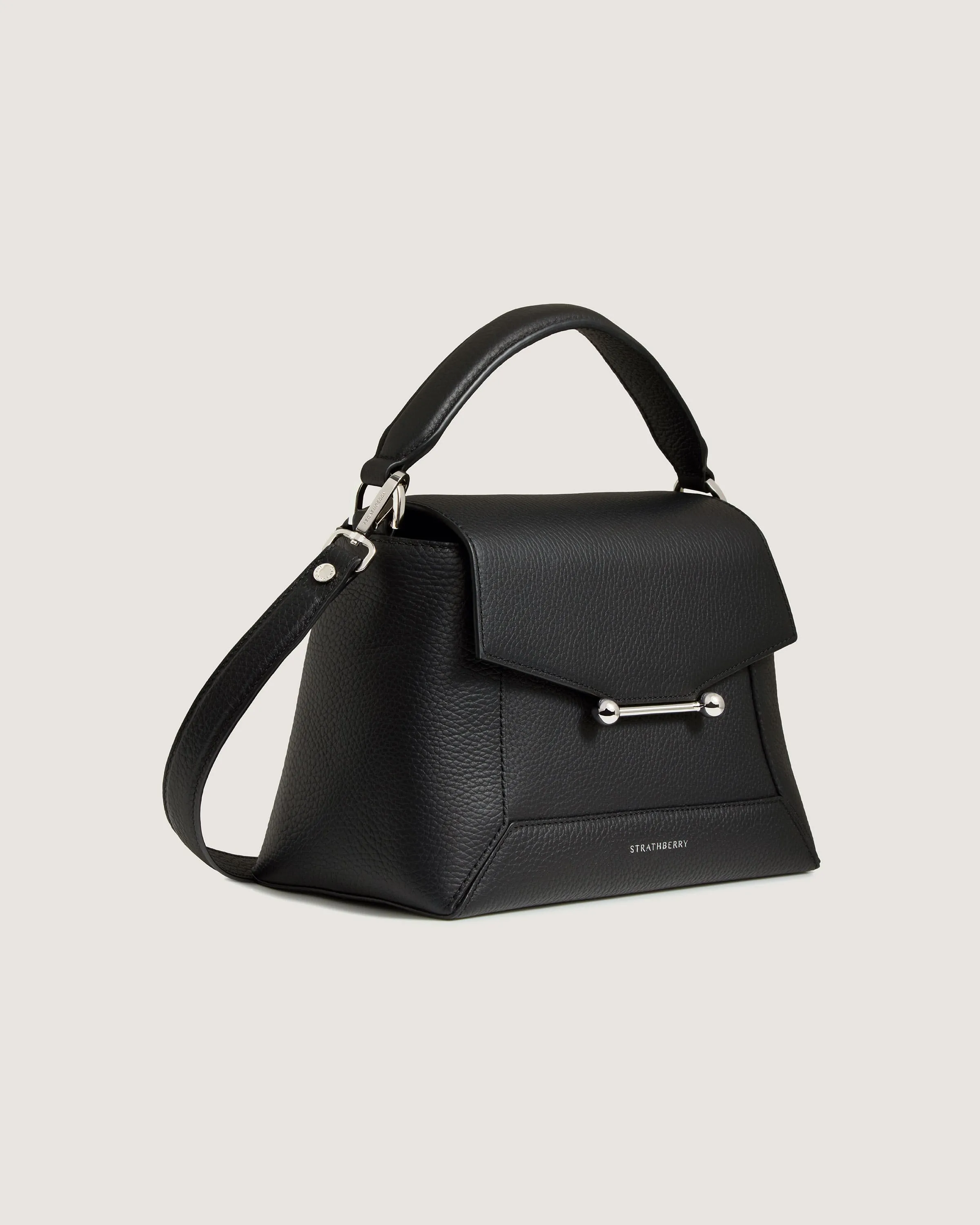 Mosaic Bag - Black with Silver Hardware