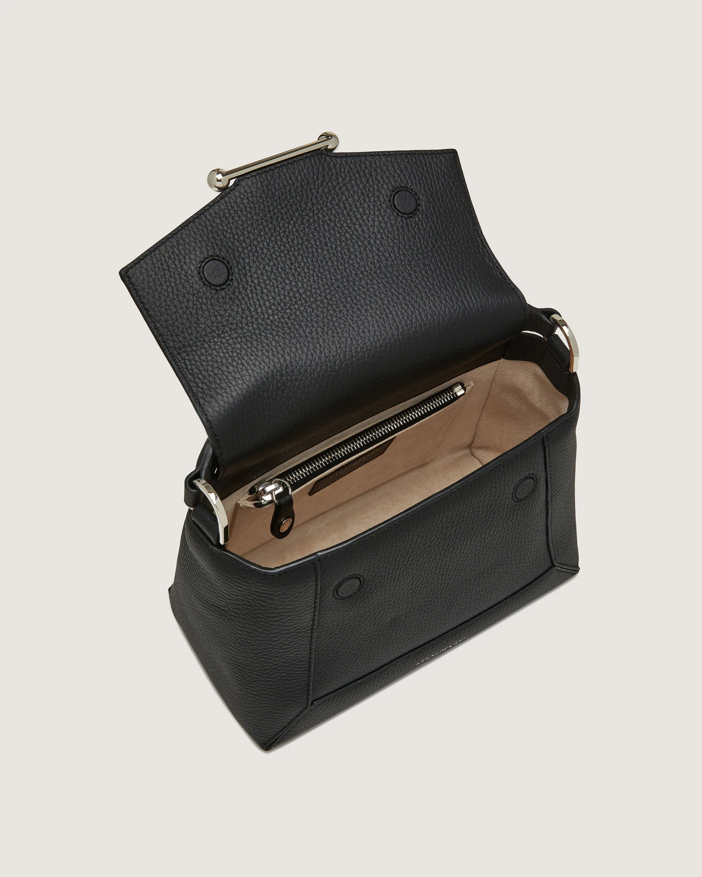 Mosaic Bag - Black with Silver Hardware