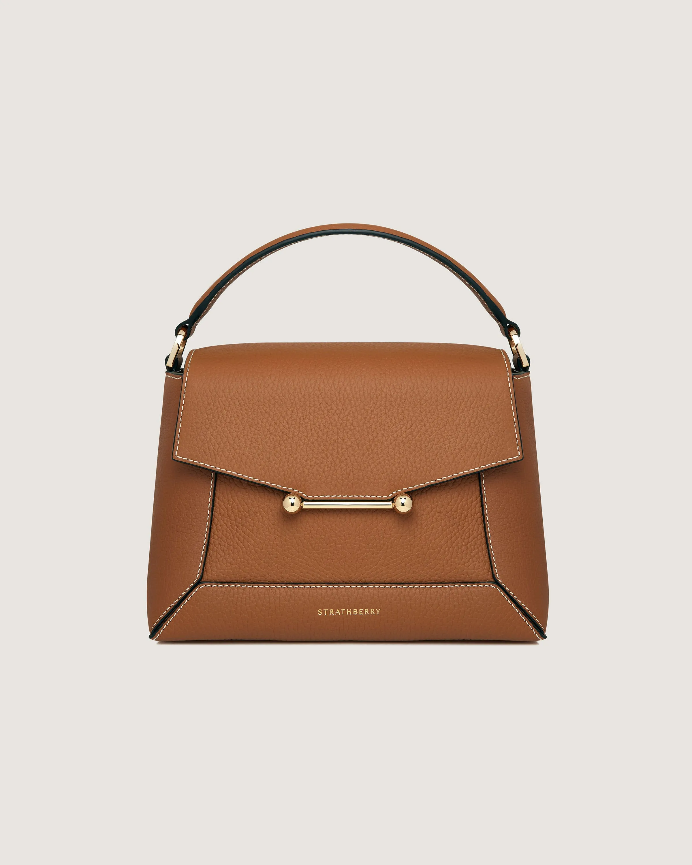 Mosaic Bag - Tan with Vanilla Stitch