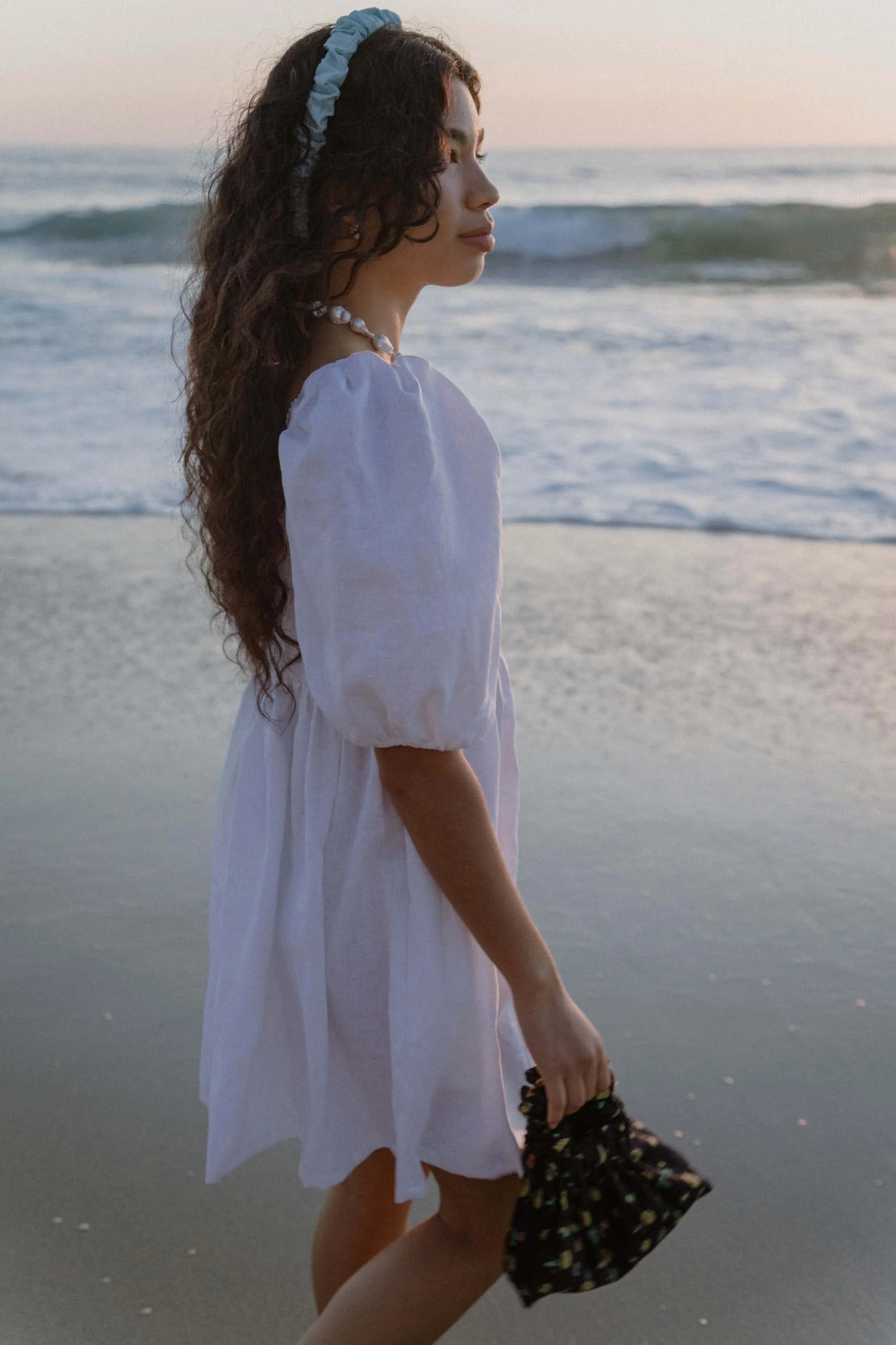 Nati Dress in Crinkle Crepe