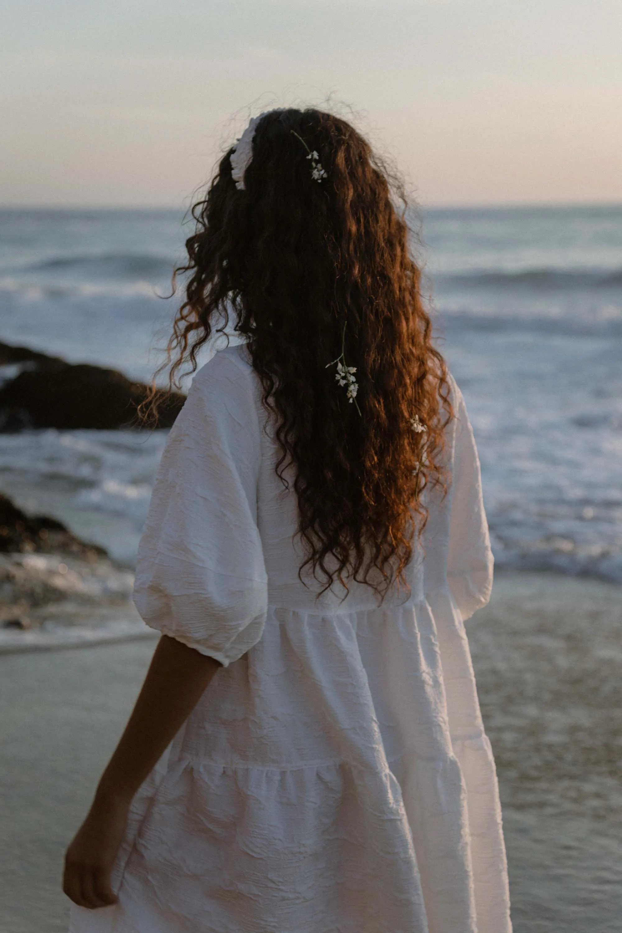 Nati Dress in Crinkle Crepe