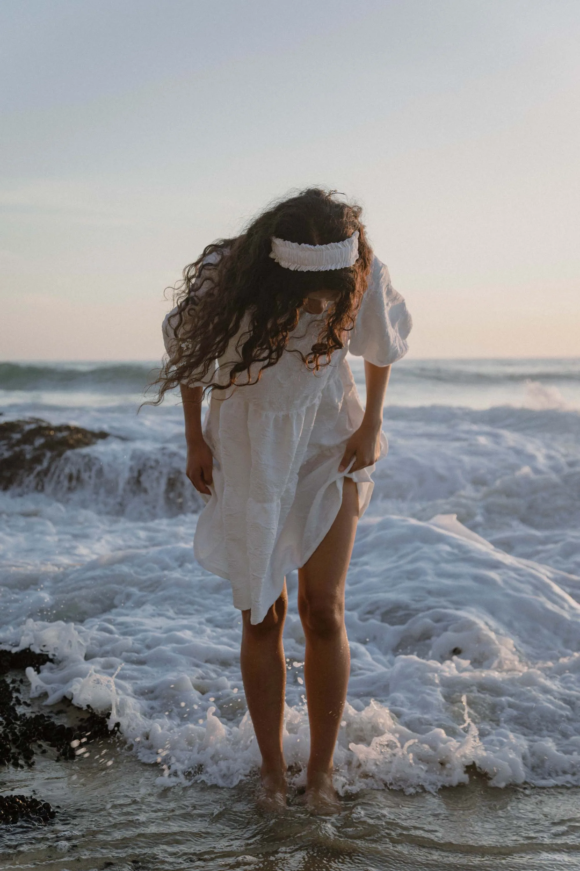 Nati Dress in Crinkle Crepe