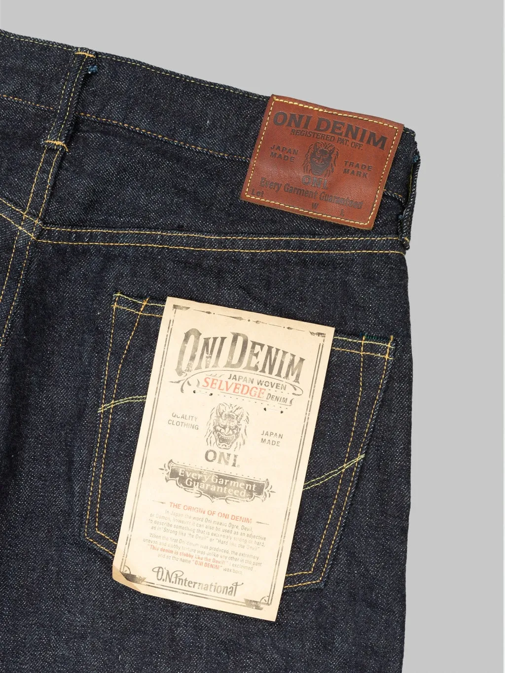 ONI Denim ONI-622 Low Tension 15oz Relaxed Tapered Jeans