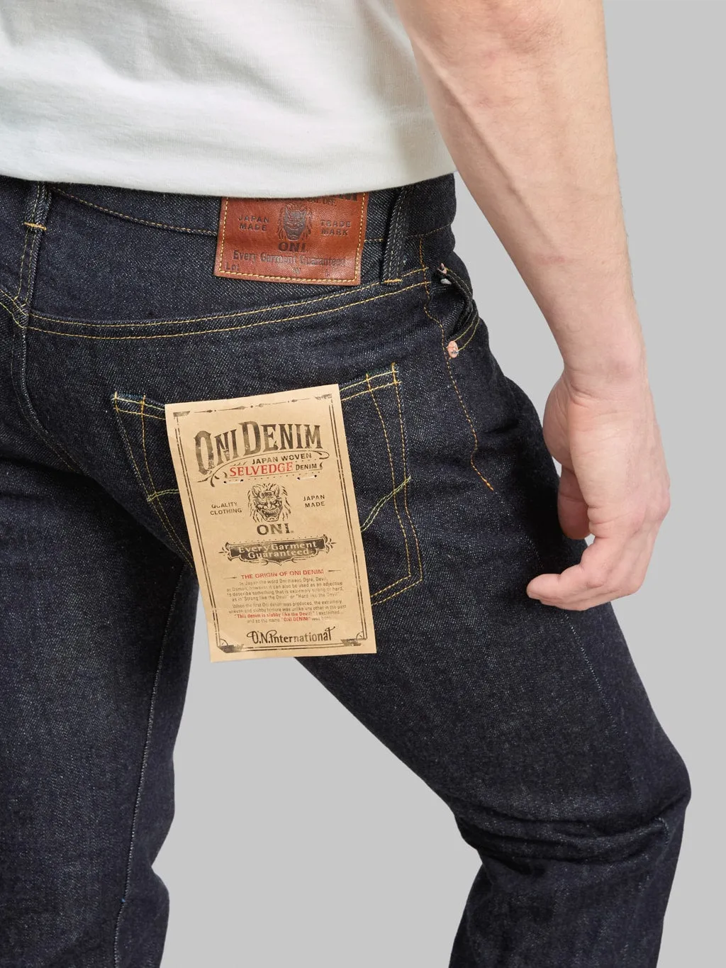 ONI Denim ONI-622 Low Tension 15oz Relaxed Tapered Jeans