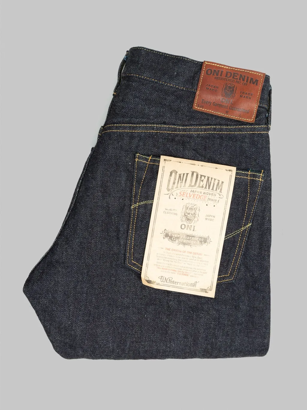 ONI Denim ONI-622 Low Tension 15oz Relaxed Tapered Jeans