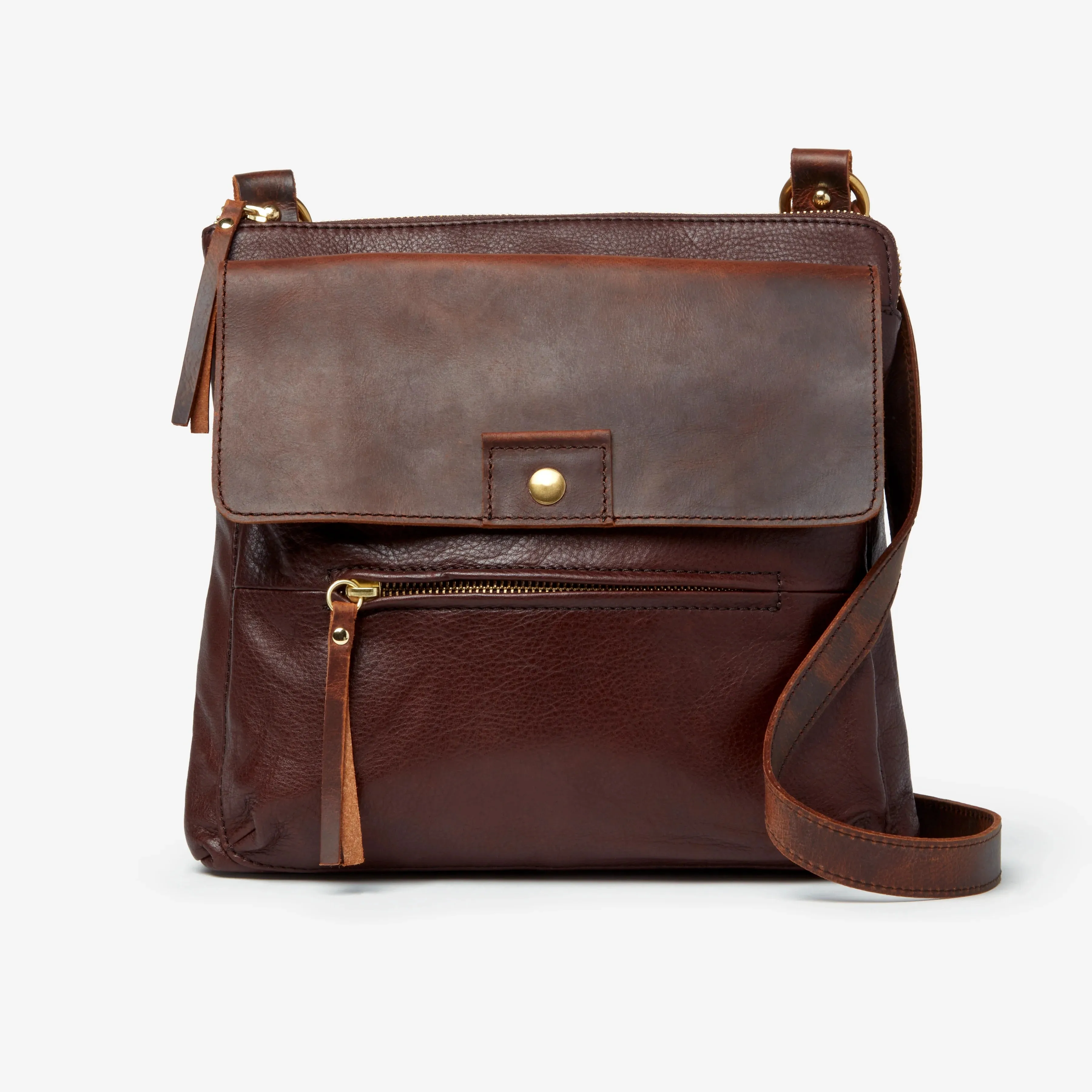 Osgoode Marley Luna Flapped Leather Crossbody