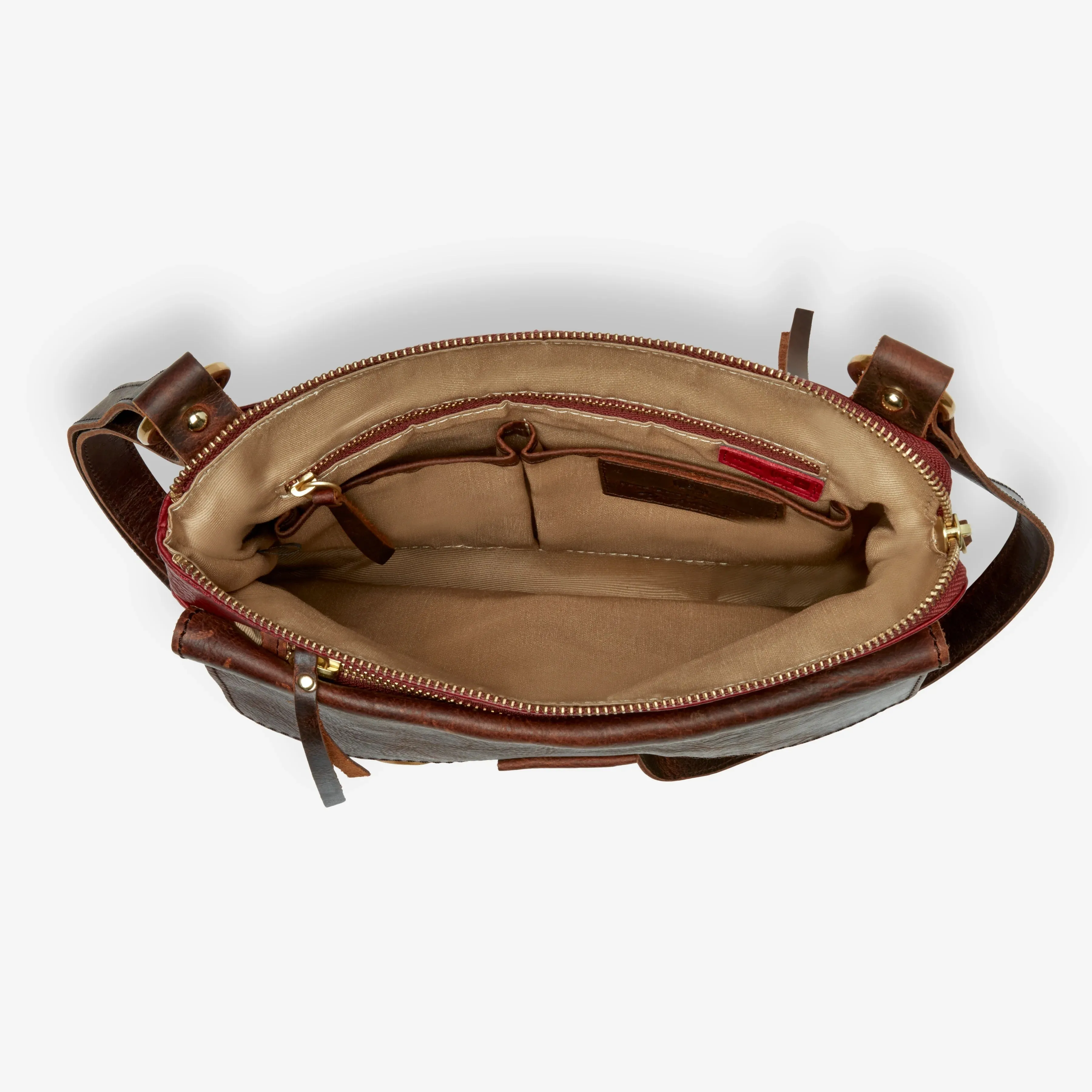 Osgoode Marley Luna Flapped Leather Crossbody