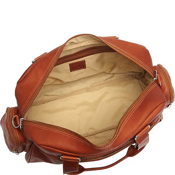 Piel Leather Adventurer Carry On Satchel Bag