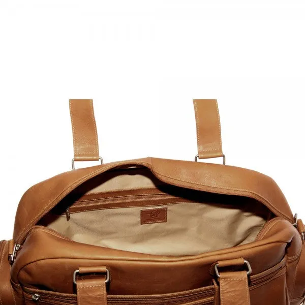 Piel Leather Adventurer Carry On Satchel Bag