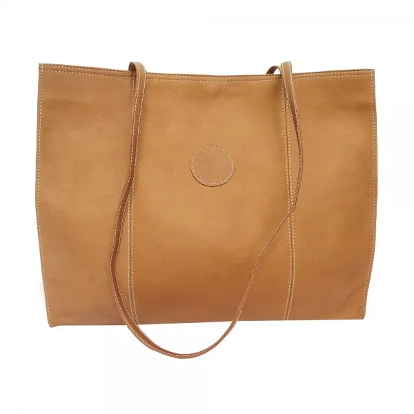 Piel Leather Carry All Market Bag