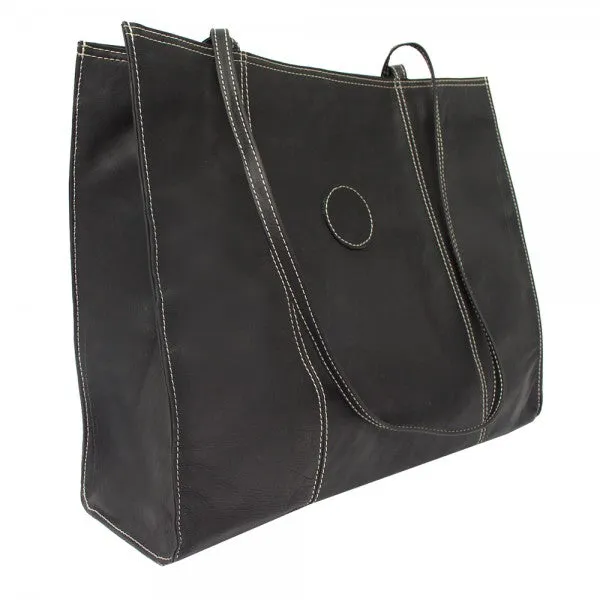 Piel Leather Carry All Market Bag