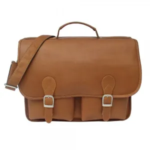 Piel Leather Executive Two Pocket Portfolio Assorted Colors