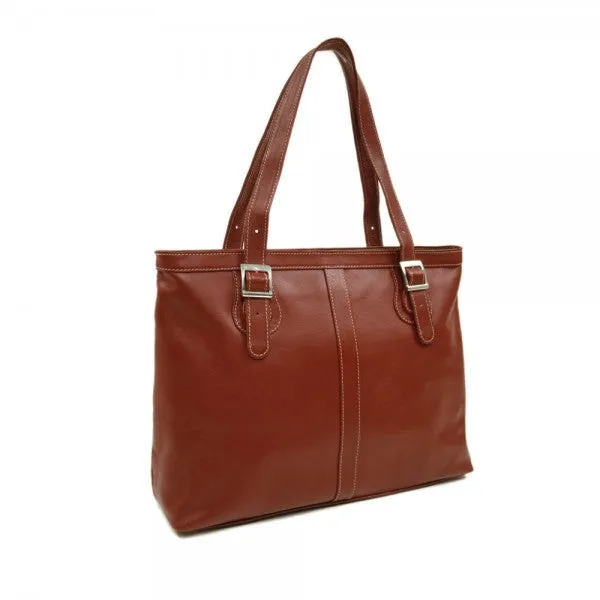 Piel Leather Ladies Laptop Tote