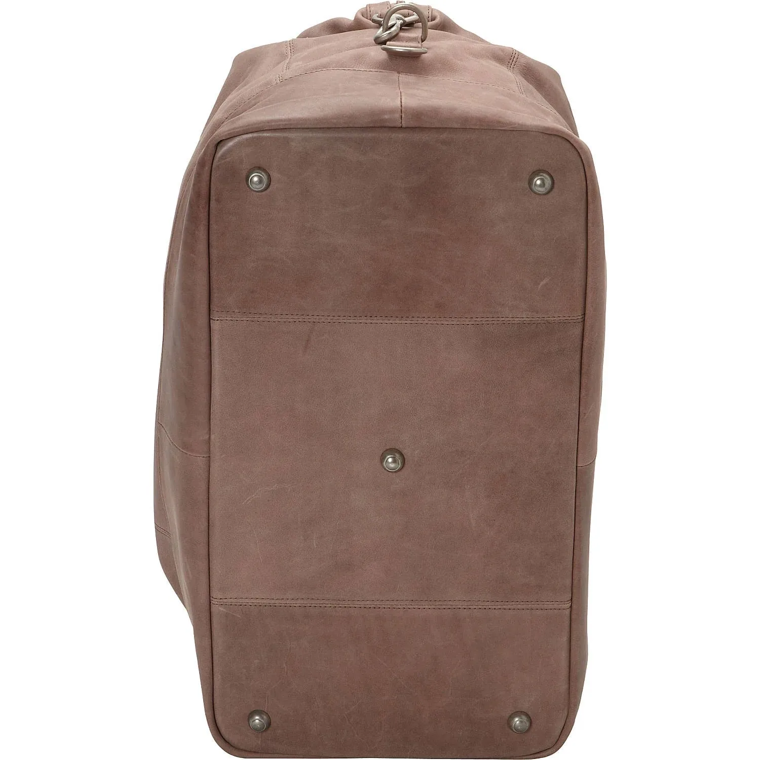 Piel Leather Large Classic Satchel Carry On Duffle Bag