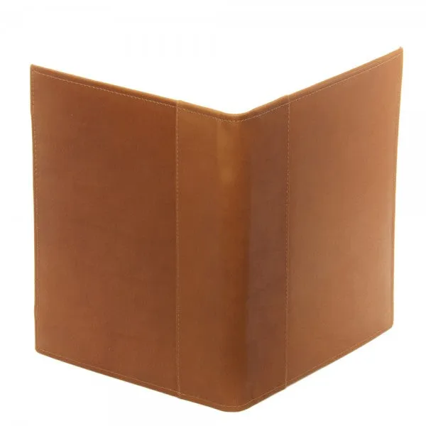 Piel Leather Letter Size Padfolio with Organizer