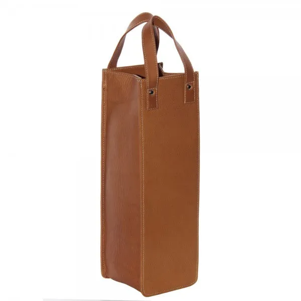 Piel Leather Single Wine Tote