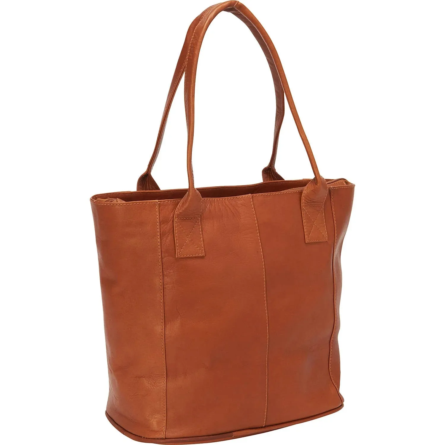 Piel Leather Small Tote Bag