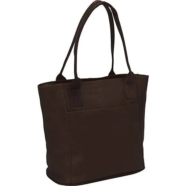 Piel Leather Small Tote Bag