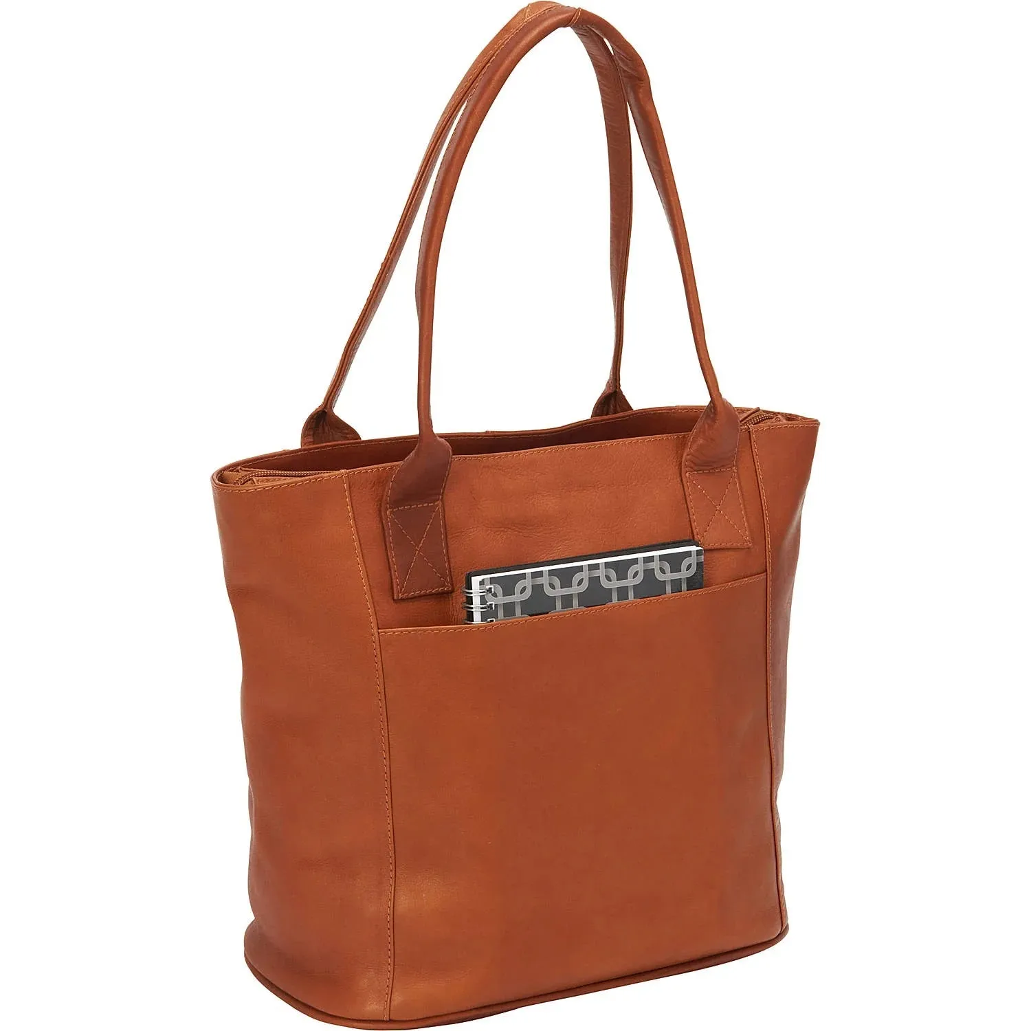 Piel Leather Small Tote Bag