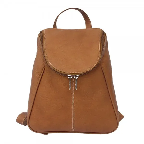 Piel Leather U Zip Backpack