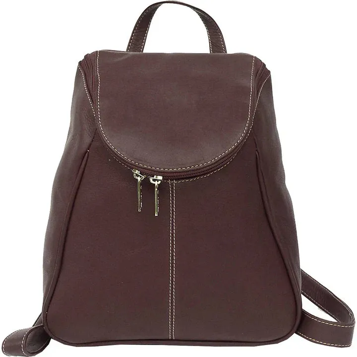 Piel Leather U Zip Backpack