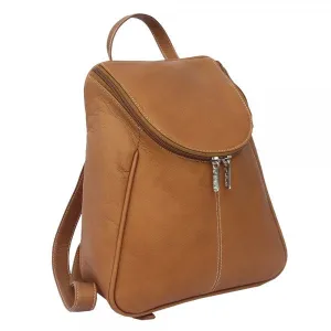 Piel Leather U Zip Backpack