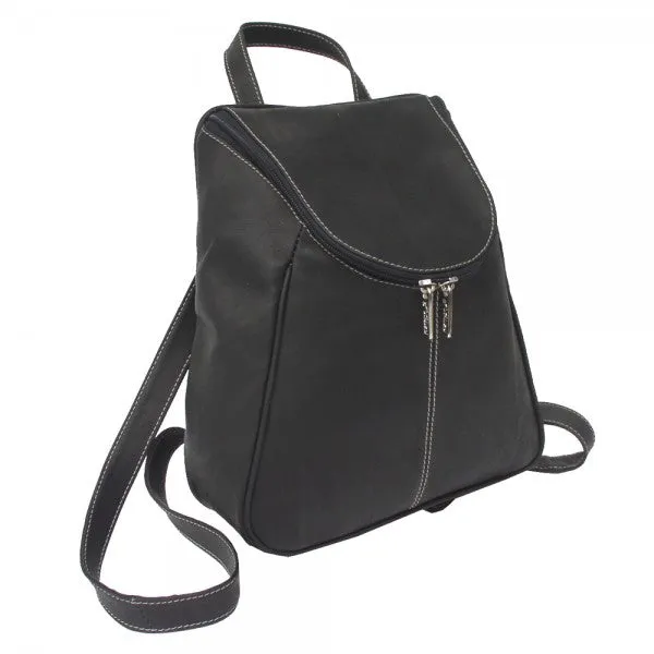 Piel Leather U Zip Backpack