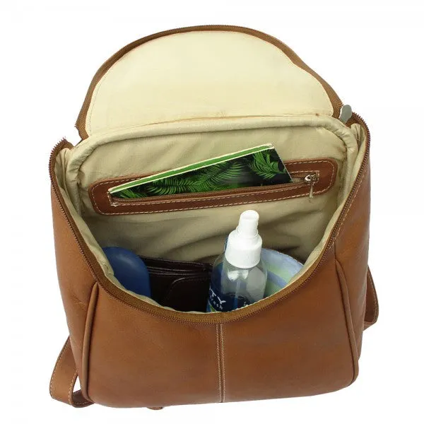 Piel Leather U Zip Backpack