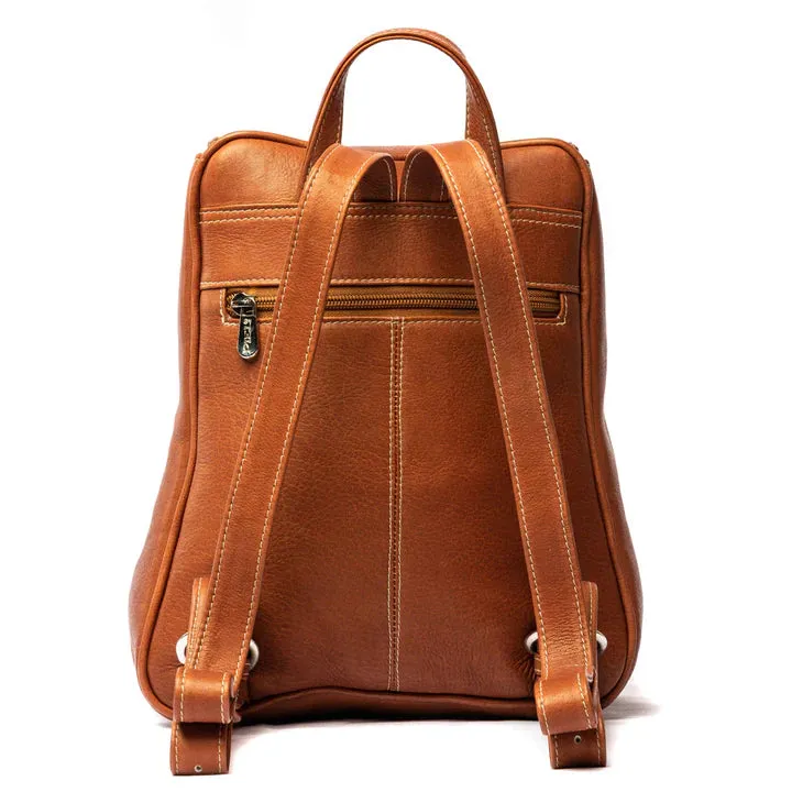 Piel Leather U Zip Backpack