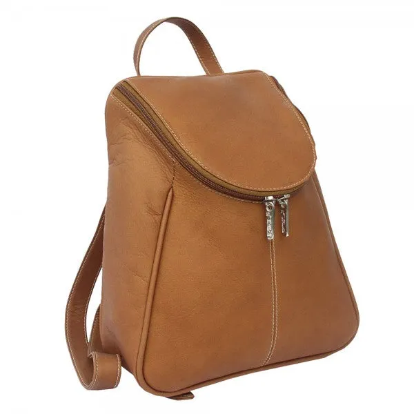 Piel Leather U Zip Backpack