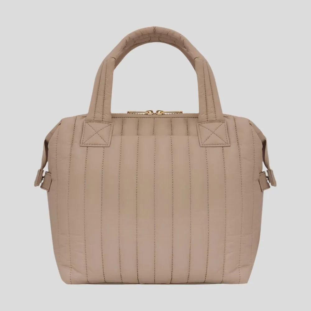 Puffy Pillow Crossbody Bag -- Latte