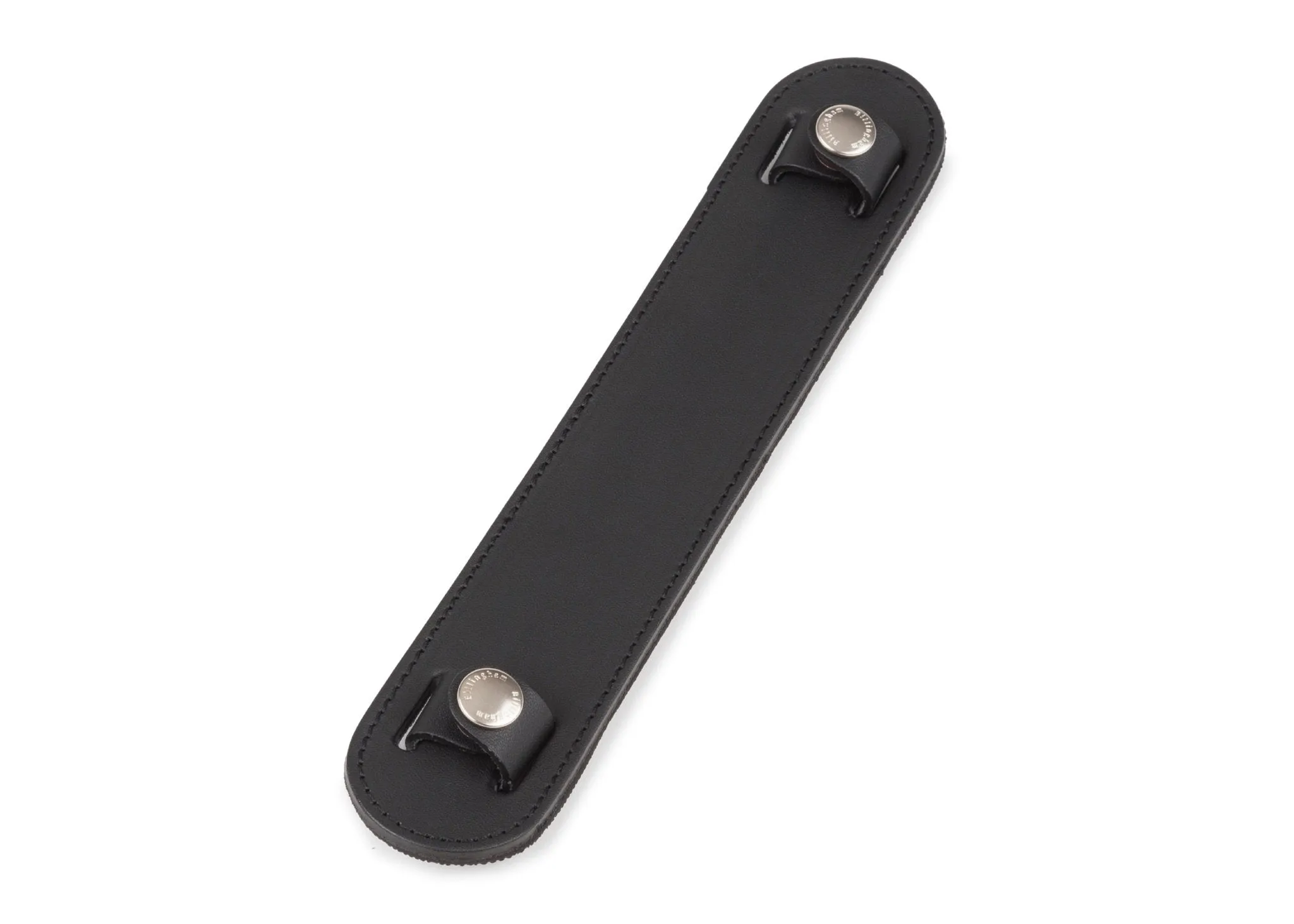 Shoulder Pads - SP10 (Black Leather / Nickel Coated Studs)