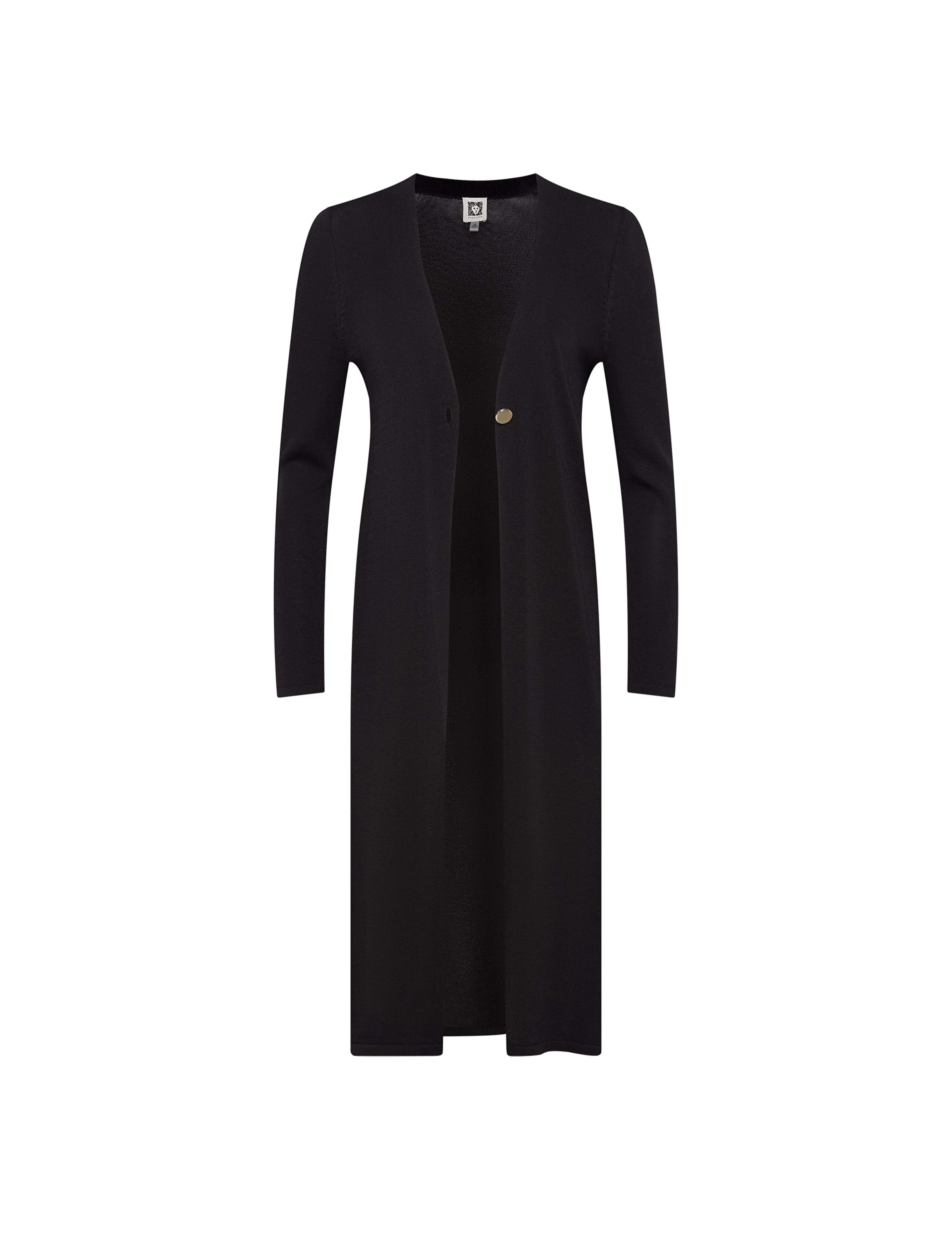 Side Slit Long Cardigan