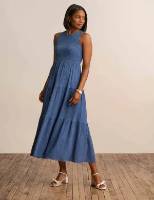 Smocked Bodice Maxi Dress - Sale